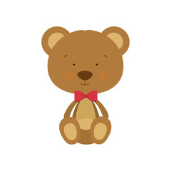 teddy bear icon image vector illustration design 