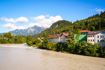 Fototapeta premium Fussen, Bavaria, Germany 