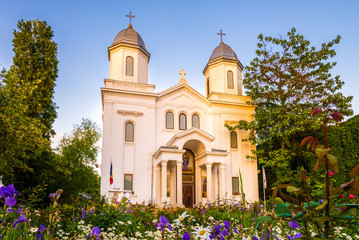 Saint Nicholas Tabacu Church in Bucharest landmark, Romania