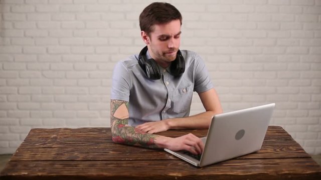 Man-freelancer got bored