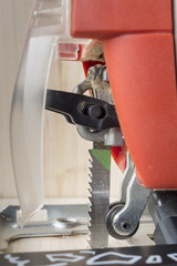 Jigsaw (power tool) closeup