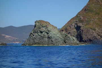 Fototapeta na wymiar View of Elba Island