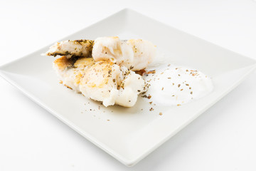 fresh fish pieces