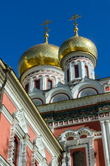 Fototapeta premium Russian church (Monastery Nativity) in town of Shipka, Stara Zagora Region, Bulgaria