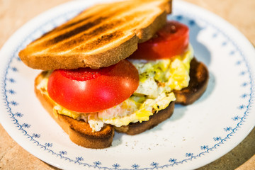 Tomato & Egg Sandwich