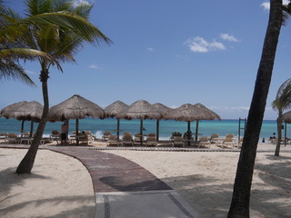 caribbean straw parasol