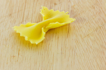 Farfalle pasta home made