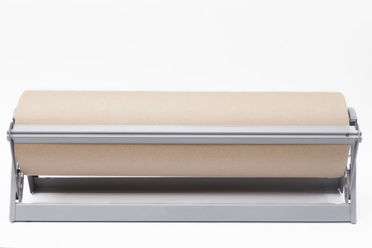 Roll of brown paper for craft projects