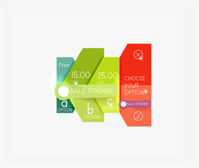 Paper infographic template