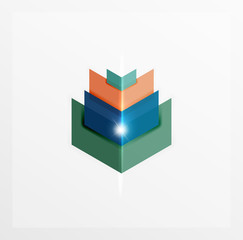 Banners, business backgrounds and presentations infographics