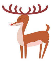 Vector Christmas Reindeer