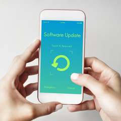 Software Update Electronic Device Display Concept