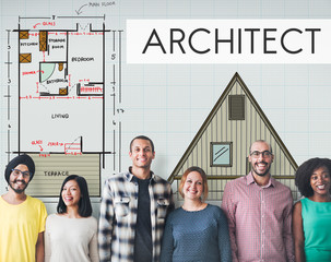 Architect Architecture Design Infrastructure Construction Concep