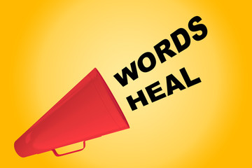 Words Heal concept