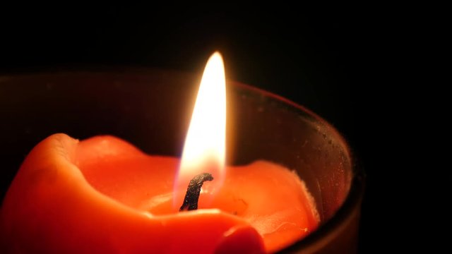 Focus on candle light
