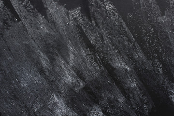 Chalk rubbed out on blackboard