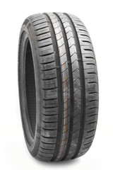 Car tires textured for background on white background. rubber