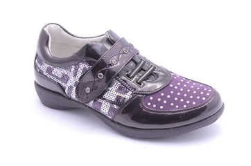 purple Sneakers isolated on white