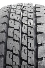 Car tires textured for background on white background. rubber