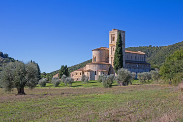 Fototapeta premium Abbazia di Sant Antimo