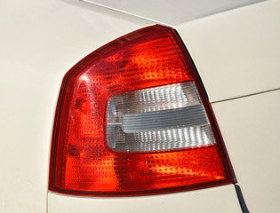 Tail light of a modern car