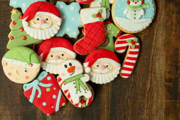 Fototapeta na wymiar Delicious Christmas Cookies