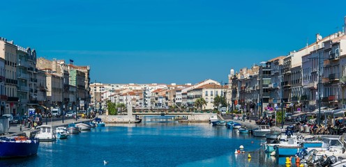 Sète, France, port de pêche.