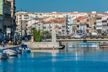 Sète, France, port de pêche.