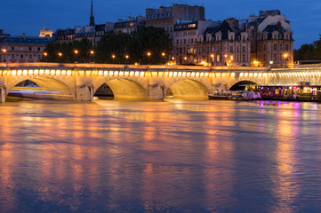 Fototapeta na wymiar The Pont Neuf (New Bridge) in Paris