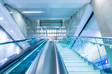 Stairs in modern building. Interior.
