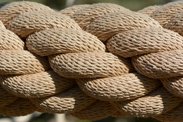 Rope wound together to make stronger rope