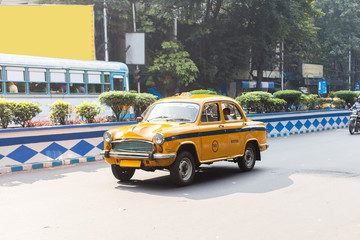 Ambassador cab (Taxi) in Kolkata (Calcutta)