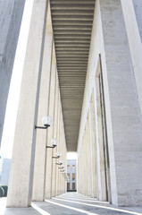 Modern Colonnade in architecture
