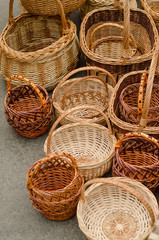 Woven baskets handmade