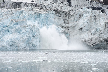 Margerie Glacier Calving, Glacier Bay National Park, Alaska