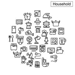 Hotel services icons
