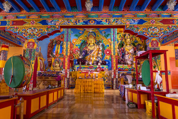 ラダック地方のティクセ・ゴンパ