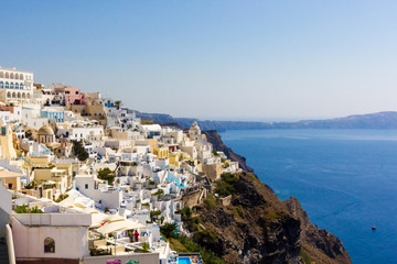 Obraz premium Santorini landmark view