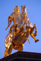 Fototapeta premium Goldener Reiter, Dresden