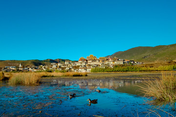 Songzanlin Lamasery construction duration about 300 years ago si