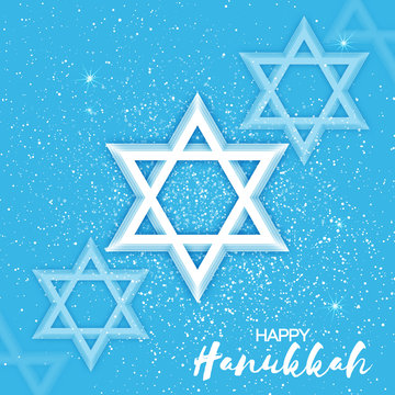 Origami Star of David. Happy Hanukkah.
