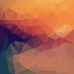 Illustration of colored triangle abstract background.
