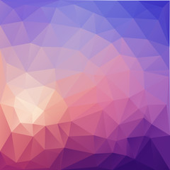 Obraz premium Illustration of colored poligonal abstract background.