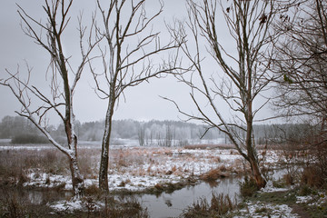 Zima nad rzeką © Mariusz Stoszewski