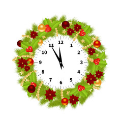 Christmas Adorned Clock 