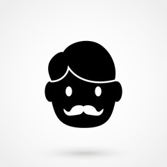 Old man face Icon