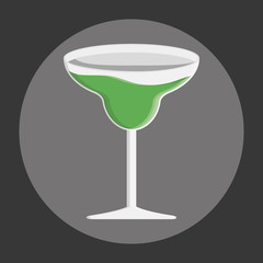 Coktail bar drink icon vector illustration graphic design