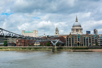 St Paul's Cathedral and the River Thames