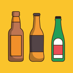liquor drink bottle icon vector illustration graphic design