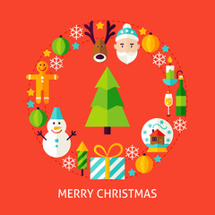 Merry Christmas Greeting Card